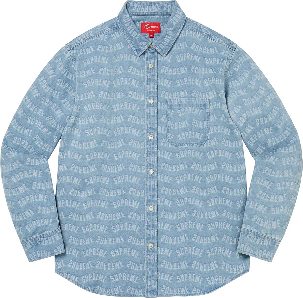 Arc Jacquard Denim Shirt view 2